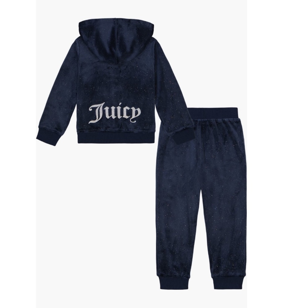 Juicy Couture Velour Hoodie and Pants Set